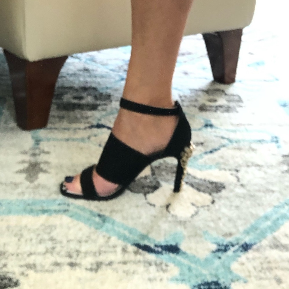 🎉Host Pick🎉NIB Koché Satin Jeweled Heels - Picture 8 of 8